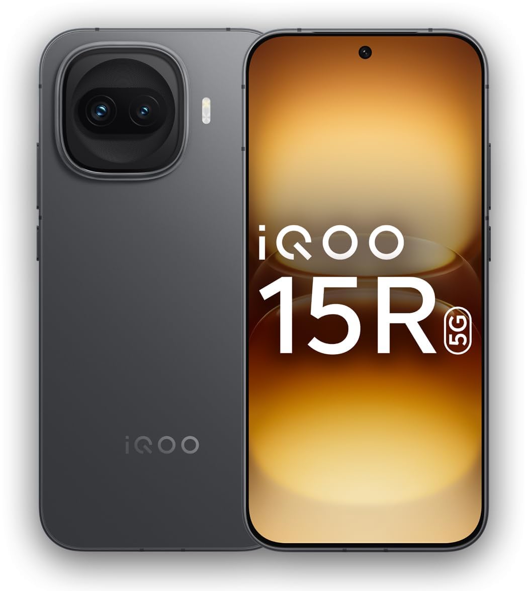 iQOO 15R (Dark Knight, 8GB RAM, 256GB Storage)